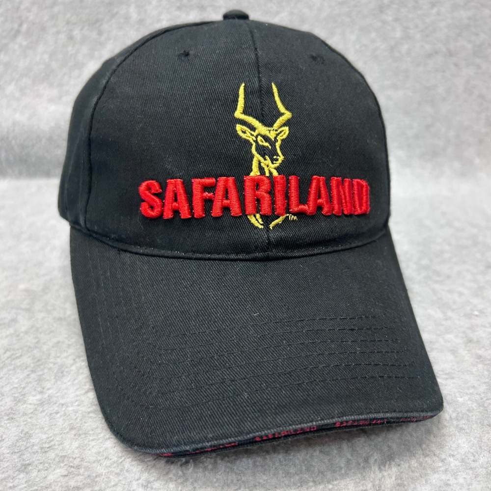 Safariland Logo Mens Black Baseball Cap Embroidered Adjustable OSFA